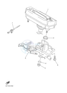 WR250R (32DR) drawing METER