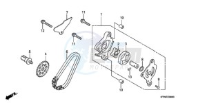 SH300A9 UK - (E / ABS MKH TBX) drawing OIL PUMP