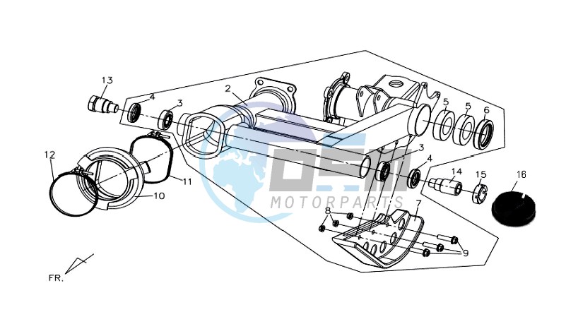 SUSPENSION - REAR FORK