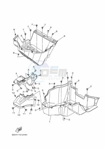 YXZ1000ETS YXZ1000ET (BAS5) drawing STAND & FOOTREST