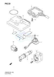 AN650 (E2) Burgman drawing ELECTRICAL (MODEL K6 K7 K8 K9)