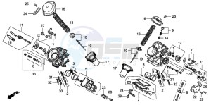 NV750C2 drawing CARBURETOR (COMPONENT PARTS)