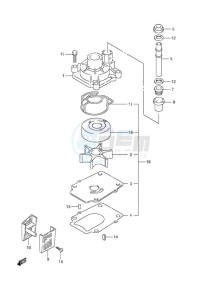 DF 90A drawing Water Pump