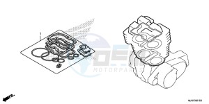 CB500F Europe Direct - (ED) drawing GASKET KIT A