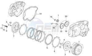 RX 50 racing 2003 drawing Clutch