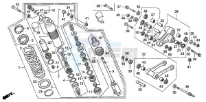 CRF450R drawing REAR CUSHION