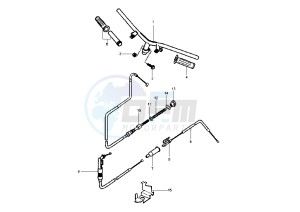 YH WHY 50 drawing STEERING HANDLE -CABLE