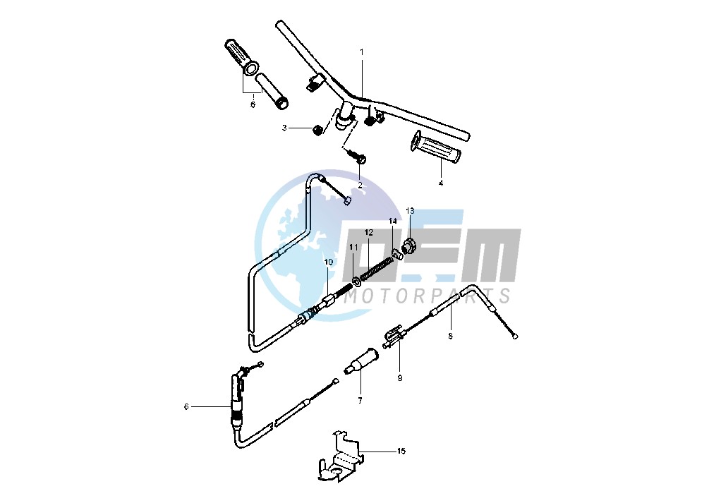 STEERING HANDLE -CABLE