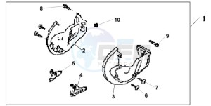 GL18009 Europe Direct - (ED) drawing FRONT DISK COVER