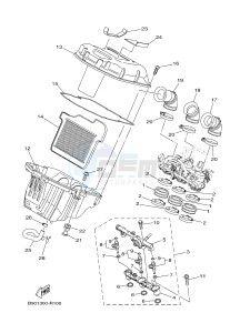 MTM850 MTM-850 XSR900 (B901) drawing INTAKE 2