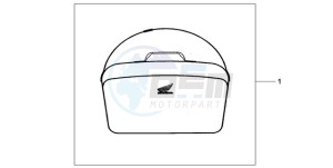 CBF1000S9 Europe Direct - (ED) drawing TOP BOX INNERBAG