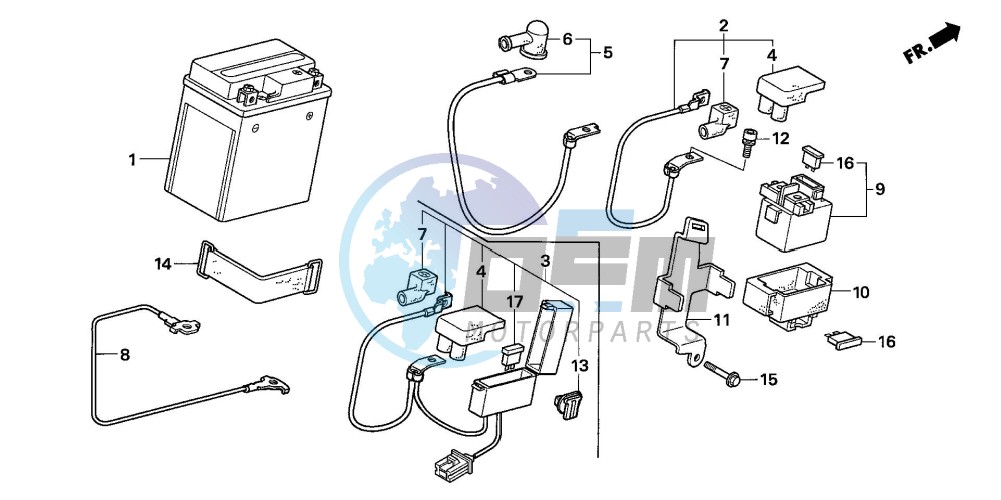 BATTERY (CBF600S6/SA6/N6/NA6)