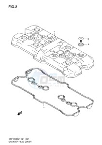 GSF-1250S BANDIT EU drawing CYLINDER HEAD COVER