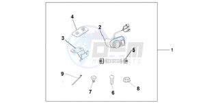 GL18009 UK - (E / AB MKH NAV) drawing PASSENGER CONTROL