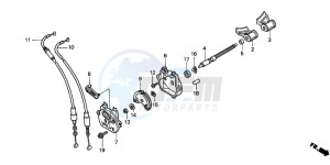 NSR125R drawing EXHAUST VALVE