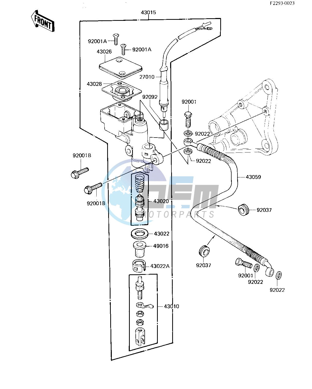 REAR MASTER CYLINDER