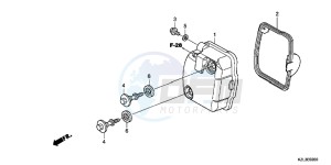 NSC110E Vision 110 - NSC110E UK - (E) drawing CYLINDER HEAD COVER