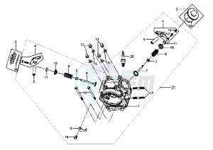 MIO - 50 cc drawing CYLINDER–HEAD