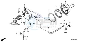 CRF50F9 Australia - (U) drawing AIR CLEANER