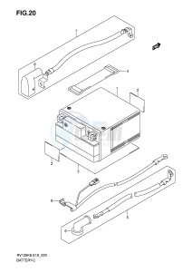 RV125 (E19) VanVan drawing BATTERY