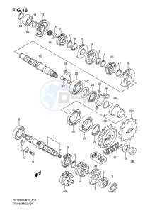 RV125 (E19) VanVan drawing TRANSMISSION