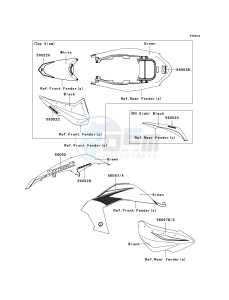 KSF 450 B [KFX450R MONSTER ENERGY] (B8F-B9FB) B8F drawing DECALS