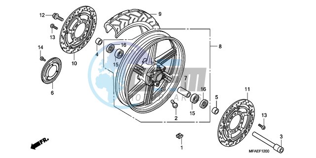 FRONT WHEEL