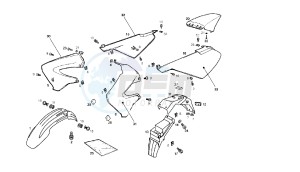 SENDA SM X-RACE - 50 CC 2T EU2 drawing BODY