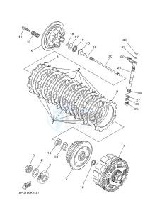 YFZ450R YFZ450RSED YFZ450R SPECIAL EDITION (18PV 18PT) drawing CLUTCH