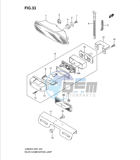 REAR COMBINATION LAMP