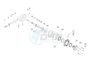 V9 Bobber 850 (EMEA) drawing Rear transmission / Components