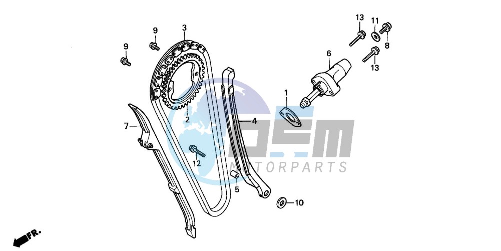 CAM CHAIN/TENSIONER