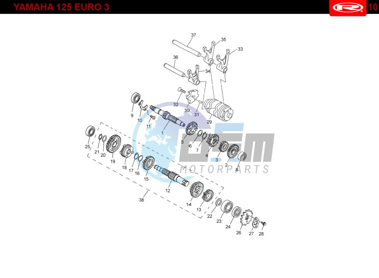 GEARBOX  EURO3