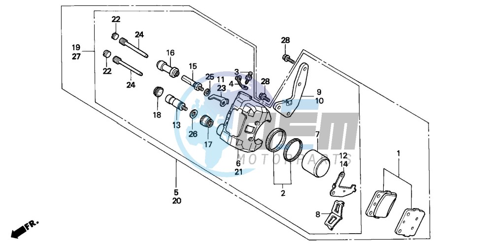 FRONT BRAKE CALIPER