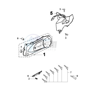 FIGHT LZ SP2 drawing CRANKCASE COVER