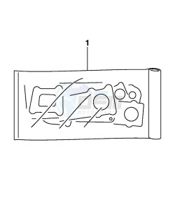 GSX-250RA drawing GASKET SET