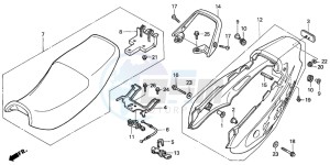 CB500 drawing SEAT