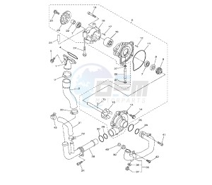 FZ8-SA 800 drawing WATER PUMP