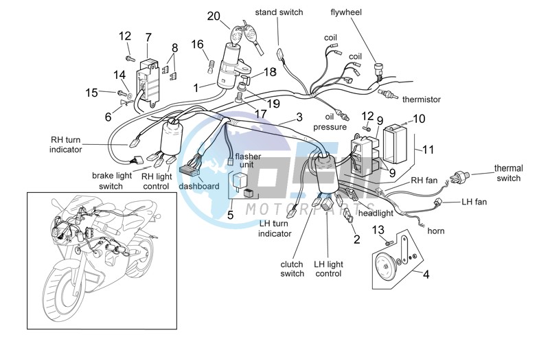 Front electrical system