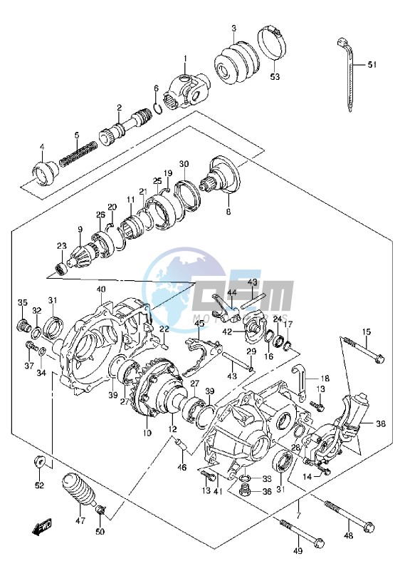 FINAL BEVEL GEAR (FRONT)