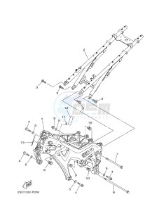 MT09TRA MT-09TRA TRACER 900 (2SC3) drawing FRAME