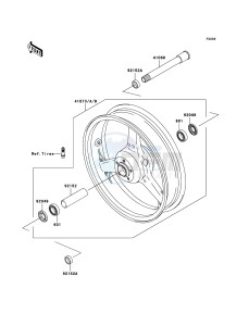 Z1000_ABS ZR1000C7F FR GB XX (EU ME A(FRICA) drawing Front Hub