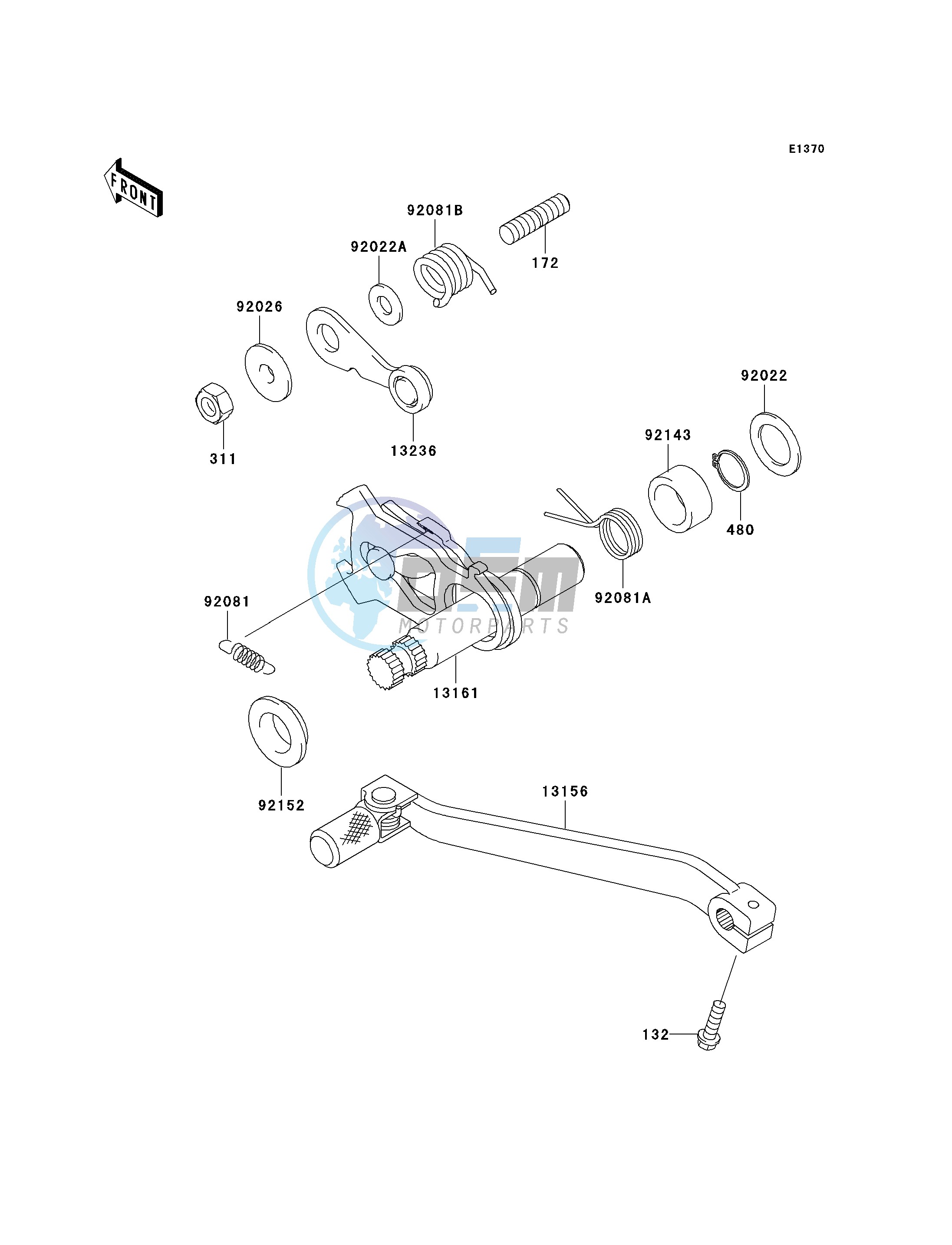 GEAR CHANGE MECHANISM