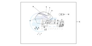 SH125RC drawing 35L TOP BOX COOL WHITE