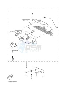 CW50 BW'S (5WWP) drawing TAILLIGHT