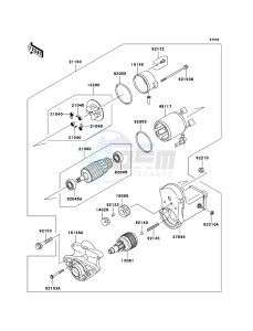 MULE 3010 TRANS 4x4 DIESEL KAF950E8F EU drawing Starter Motor