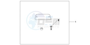 VT750C9 Europe Direct - (ED / MME) drawing CH BKRST PLATE(LO