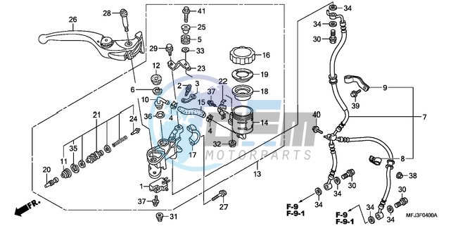 FR. BRAKE MASTER CYLINDER (CBR600RR)