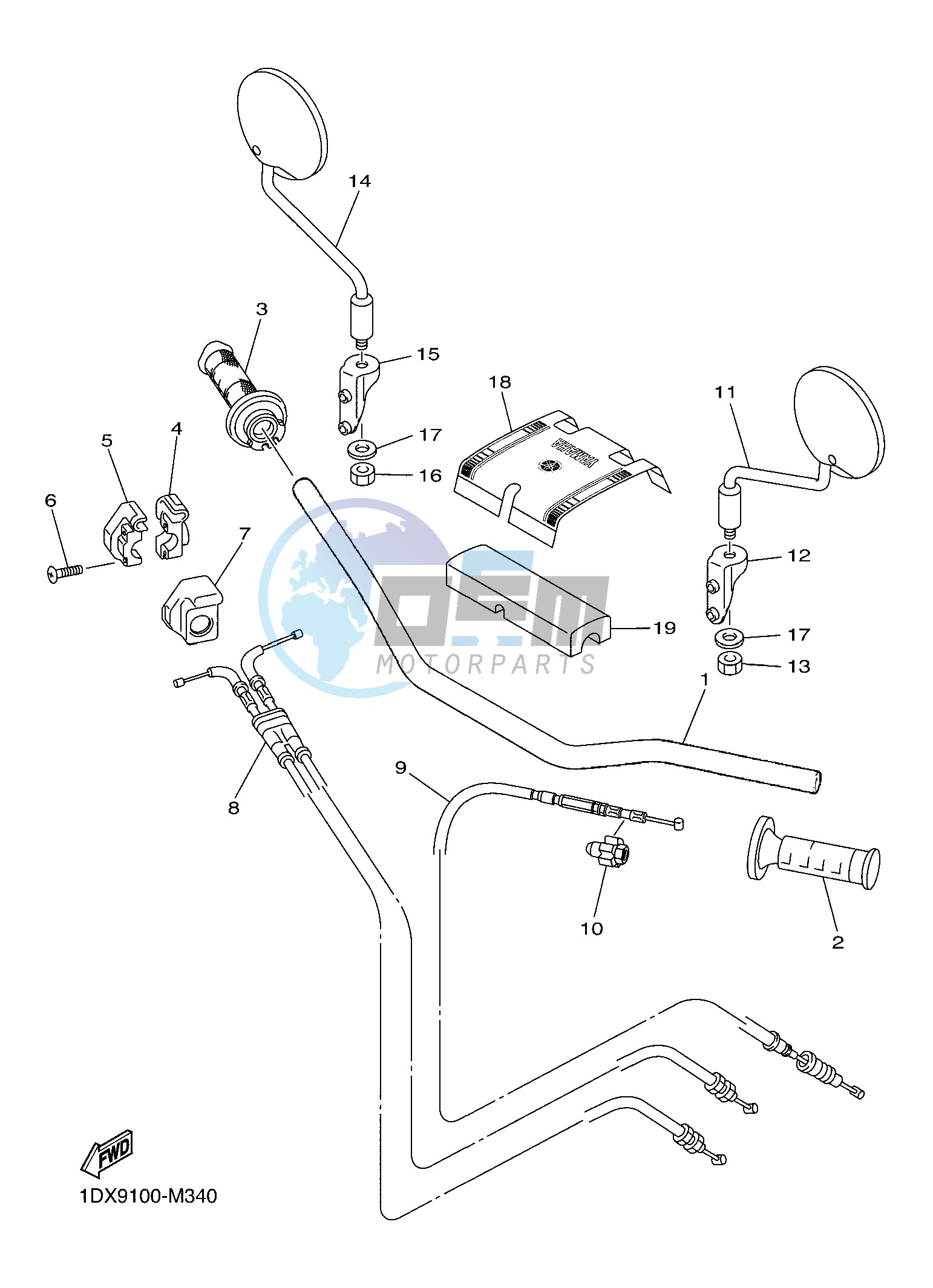 STEERING HANDLE & CABLE