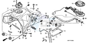 XL700V9 UK - (E / MKH SPC) drawing FUEL TANK